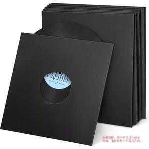 보관 비닐 검은색 펀칭 1 가방 LP판 레코드판 20장 종이 보호커버 13 12인치 속주머니 50개/가방