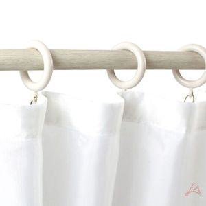 커튼고리 미니 샤워커텐 고리링 10EA 아이보리
