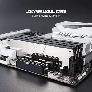 [정품] V-Color Skywalker Plus DDR4 64GB (32GBx2) 3600MHz (PC4-28800) CL18 게이밍 데스크탑 램 메모리