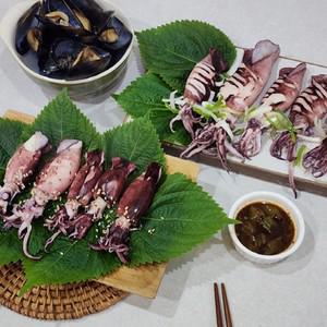 고소하고 쫄깃한 총알한치 500g (푸드)