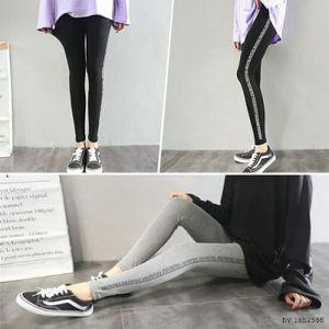 영문스트레이트레깅스 패션 타이즈 트레이닝 겨울 스타킹 여자