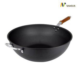 남선 경질 북경팬 36cm 보조손잡이 / 업소용 후라이팬 웍 중식