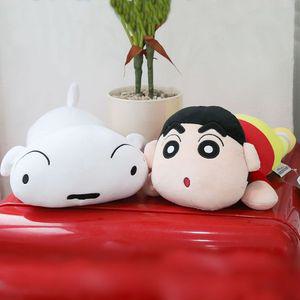 엎드린 유니크 짱구 흰둥이 인형 쿠션 굿즈 2종/정품