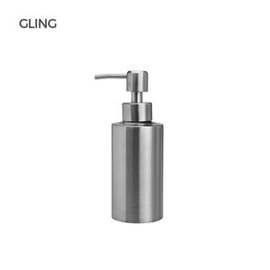 [GLING]스텐 304 호텔 욕실 주방 디스펜서 펌프 주방세제통 샴푸통 핸드워시펌프 250ml
