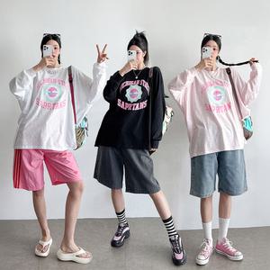 여름 여성 긴팔티 자외선차단 시스루 루즈핏 린넨 슬라브 시원한 맨투맨 (오버핏 자외선차단 맨투맨)