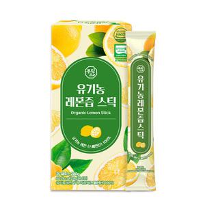 레몬즙 스틱 20g 14포 유기농 푸딩스