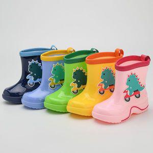 [보리보리/레비스풋]아기공룡 레인부츠 여아 남아 장마 어린이 유아동장화