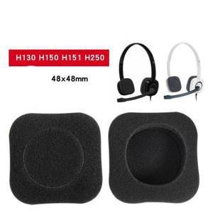 로지텍 H150 H130 H250 H151 용 소프트 폼 이어 패드 교체 가능한 휴대용 쿠션 커버 이어컵 헤드셋 액세서