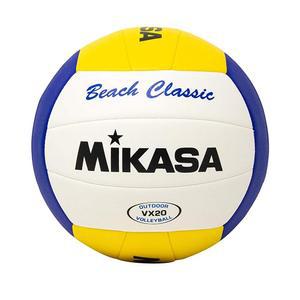 Mikasa VX20 비치 클래식 배구 화이트 공식 사이즈 합성 소재 3색 패널 디자인 합리적인 가격 529195