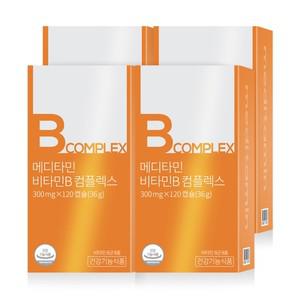 메디타민 비타민B 컴플렉스 4병 8개월분 에너지비타민 넉넉한 함량