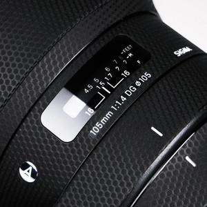 시그마 ART 105mm F1.4 DG HSM (캐논 호환 EF 마운트용) 데칼 스킨 비닐 랩 필름 카메라 렌즈 보호 스티커