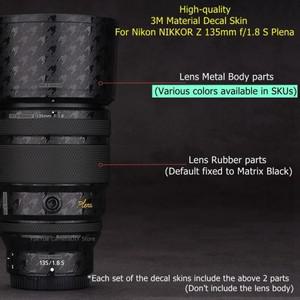 니콘 Z 135mm F1.8 S 플레나 데칼 스킨 카메라 렌즈 스티커 비닐 랩 필름 코트 니코르 Z135