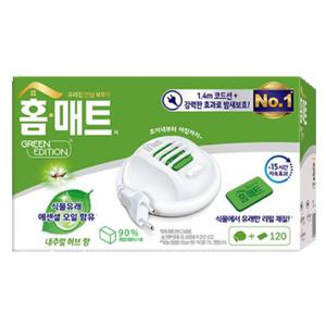 헨켈 홈매트 그린에디션 매트 코드롤러 훈증기 + 리필 120매