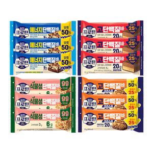 이지프로틴 단백질바 4종 3+3+3+3