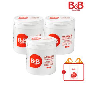 [비앤비] 소다파우더(표백제) 500g 3입 + 800ml 세제 1입