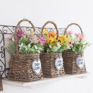 드림데이지바구니 set 25cm (3컬러) 인테리어 조화 화분 장식 셀프 웨딩 촬영