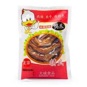 대성 마라맛 삶은 오리 발 중국 식품 간식