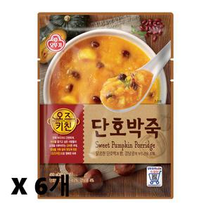 오뚜기 오즈키친 단호박죽 450g x 6개 /