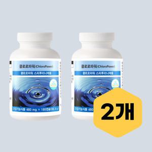 클로로파워 스피루리나 480mg x 180캡슐 2통
