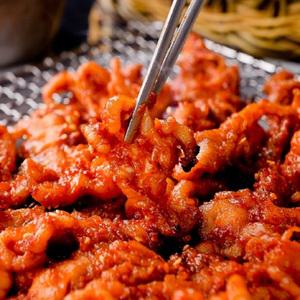 직화구이 무뼈 닭발 250g 500g 매운맛 양념 요리 닭발구이 혼술안주 식자재 간편조리