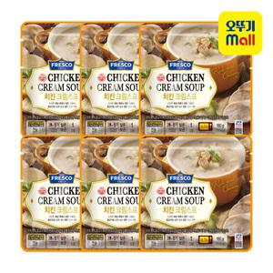 오뚜기 프레스코 치킨크림스프 180g 6개