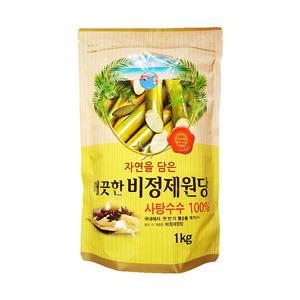 깨끗한 비정제원당 1kg/1개