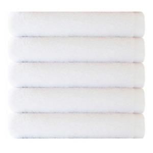 송월타올 호텔용 40수 무지 수건 170g 5p + 핸드타올 1p, 1세트, 흰색