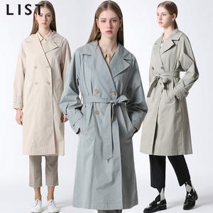 [리스트(LIST)] 래글런 더블 버튼 트렌치코트