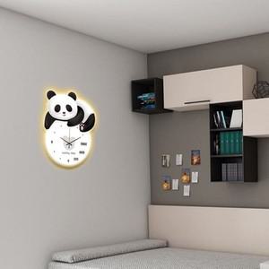 귀여운 판다곰 램프시계 DIY 팬더 램프벽시계 무드등