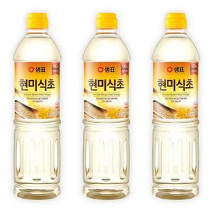 [XBF9J094_48]샘표 현미식초 900ML 3개 샘표식초