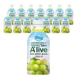 [기타]덴마크 테이크얼라이브 샤인머스캣 500ml x 15개