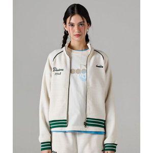 디아도라 Diadora 아티산 트위드 래글런 트랙자켓 LIGHT IVORY