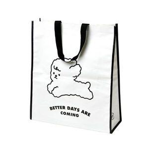 아트박스 멍뭉이 바닥넓은타포린쇼핑백(대)
