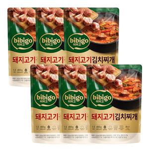 비비고 돼지고기 김치찌개 460g 6개/