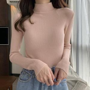 [오노마] ONM 여자 겨울 데일리 가을 반목 보온 반폴라 비스코스 골