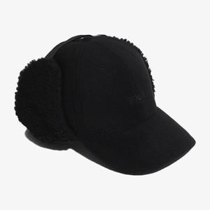 FILA) 리니어 이어플랩 캡 FS3CPG4309X-BLK