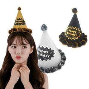 (POP메탈릭생일고깔모자) 생일 파티 꼬깔 모자