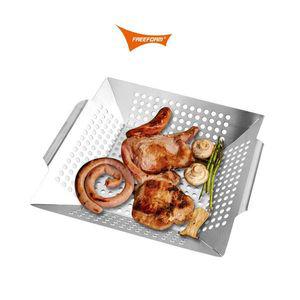 [기타]프리폼 DUNVACEH 사각타공 후라이팬 직화구이 불맛 직화구이팬