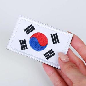 [IXHIRFIH_4B]자수 패치 흰색 와펜 패치