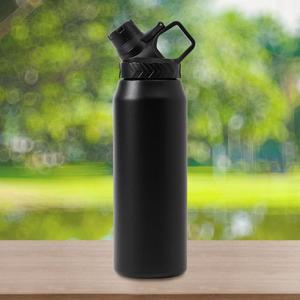 [IXHINCUD_4B]이중스텐 보온병(900ml) (블랙) 운동 보냉병