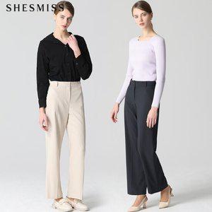 [쉬즈미스(SHESMISS)] 솔리드 스트레이트 팬츠 (택가격 148000원)