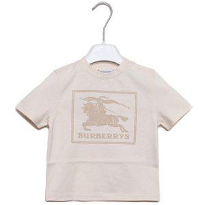[부산점][버버리][버버리] 24SS EKD 프린트 반팔티셔츠 (8077992 PALE CREAM 24S)