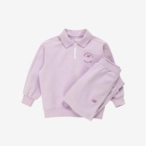 뉴발란스키즈 Essential카라넥 반집업 셋업 NK9YE1103U(CD)Light Violet