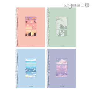 모닝글로리 2000 좌철 연습장 항균 랜덤발송