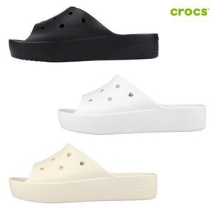 CROCS 클래식 플랫폼 슬라이드 우먼 208180 001 100 2Y2