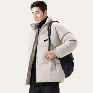 오버핏 숏 데일리 하이넥 패딩 클래식 겨울 푸퍼 다운