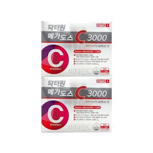 닥터원 고려은단 메가도스C 3000 3000mg x 180포 x 2박스