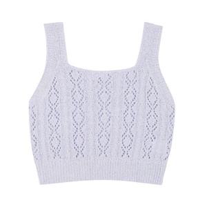 [소이]23M5056-25  블루 스카시 나시 니트 조끼1