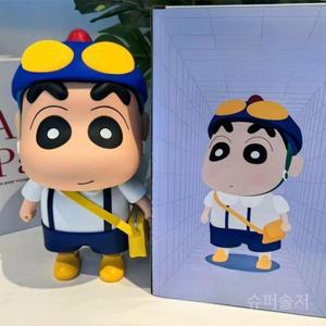 짱구 피규어 굿즈 크레용 신짱 짱구는 못말려 인형 가챠 장식 컬렉션 대형 PVC 장식품
