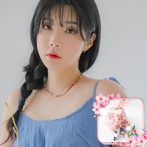 [ 달콤한 벚꽃사탕패키지] 신나는 여름방학 목걸이 핑크선물포장 쇼핑백